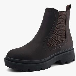 Jabasic Dark Brown Chelsea Boots Size 7